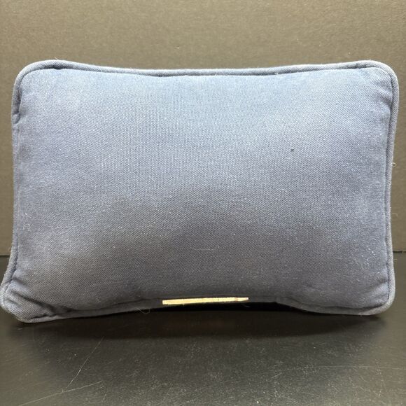 Vintage Needlepoint Pillow "Life...Handle with Prayer"  7"x11" - Picture 2 of 2